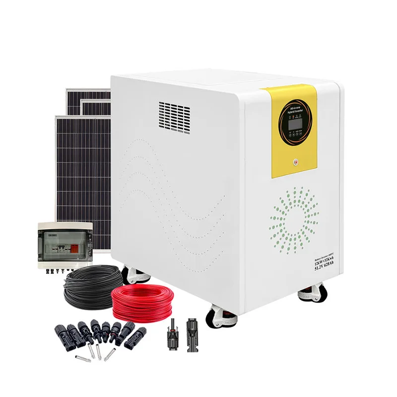 ஆஃப்-கிரிட் MPPT வீட்டு உபயோகப் பொருட்கள் 12kw இன்வெர்ட்டர் 32kwh பேட்டரி