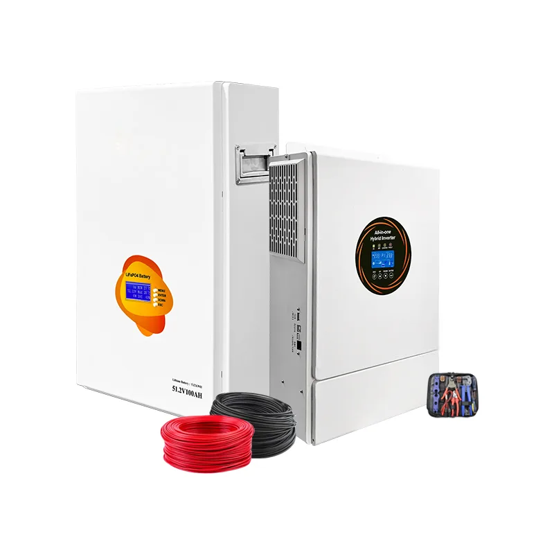 சோலார் 10kw 48v ஆஃப் கிரிட் Ess ஆல் இன் ஒன் ஹைப்ரிட் 310Ah 15kwh பேக்கப் பேட்டரி